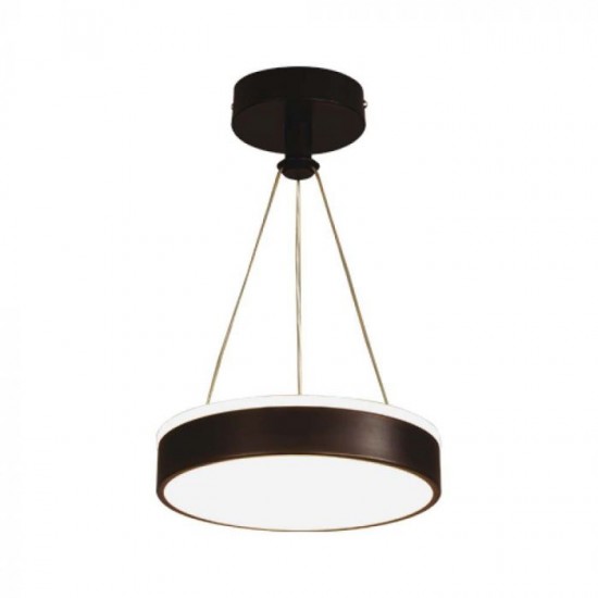 Suspensie LED Designer 12W 240mm lumina neutra si finisaj negru IP20