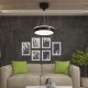 Suspensie LED Designer 12W 240mm lumina neutra si finisaj negru IP20