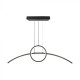 Suspensie LED Designer 30W 890mm corp negru lumina neutra IP20