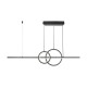 Suspensie LED Designer 15W 915mm corp negru lumina neutra IP20
