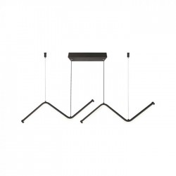Suspensie LED Designer 12W 1000mm corp negru lumina neutra IP20