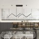 Suspensie LED Designer 12W 1000mm corp negru lumina neutra IP20