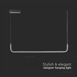 Suspensie LED Designer 12W 905mm corp negru lumina neutra IP20