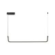 Suspensie LED Designer 12W 905mm corp negru lumina neutra IP20