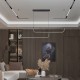 Suspensie LED Designer 24W 1525mm corp negru lumina neutra IP20