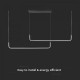 Suspensie LED Designer 24W 1525mm corp negru lumina neutra IP20