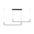 Suspensie LED Designer 24W 1525mm corp negru lumina neutra IP20