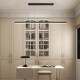 Suspensie LED Designer 23W 1200mm lumina naturala si finisaj negru IP20