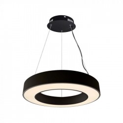 Suspensie LED Designer 50W dimabila 600mm corp negru lumina neutra IP20