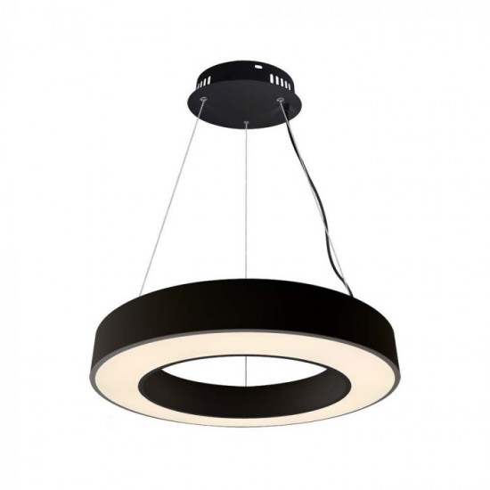 Suspensie LED Designer 50W dimabila 600mm corp negru lumina neutra IP20