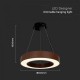 Suspensie LED Designer 50W dimabila 600mm corp maro lumina neutra IP20