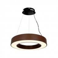 Suspensie LED Designer 50W dimabila 600mm corp maro lumina neutra IP20