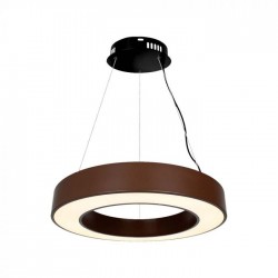 Suspensie LED Designer 50W dimabila 600mm corp maro lumina neutra IP20