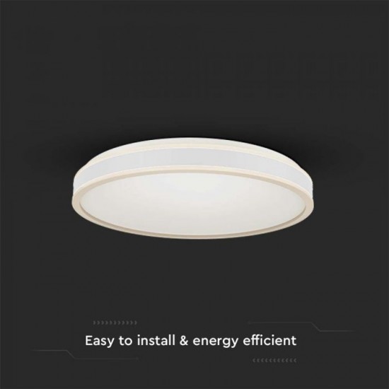 Plafoniera LED Designer 18W rotunda 350mm corp alb lumina neutra IP20