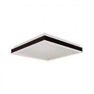 Plafoniera LED Designer 18W patrata 350mm corp alb negru lumina neutra IP20