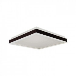 Plafoniera LED Designer 18W patrata 350mm corp alb negru lumina neutra IP20