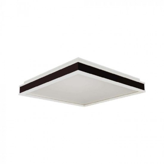 Plafoniera LED Designer 18W patrata 350mm corp alb negru lumina neutra IP20