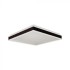 Plafoniera LED Designer 18W patrata 350mm corp alb negru lumina neutra IP20