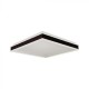 Plafoniera LED Designer 18W patrata 350mm corp alb negru lumina neutra IP20