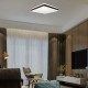Plafoniera LED Designer 18W patrata 350mm corp alb negru lumina neutra IP20