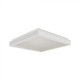 Plafoniera LED Designer 18W patrata 350mm corp alb lumina neutra IP20