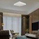 Plafoniera LED Designer 18W patrata 350mm corp alb lumina neutra IP20