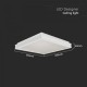 Plafoniera LED Designer 18W patrata 350mm corp alb lumina neutra IP20