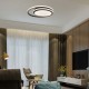 Plafoniera LED Designer 24W dubla rotunda finisaj alb negru lumina neutra IP20