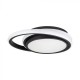 Plafoniera LED Designer 24W dubla rotunda finisaj alb negru lumina neutra IP20