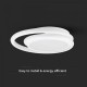 Plafoniera LED Designer 24W dubla rotunda finisaj alb lumina neutra IP20