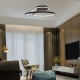 Plafoniera LED Designer 54W 530mm dimabila finisaj negru lumina neutra IP20