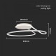 Plafoniera LED Designer 24W 250mm  finisaj alb lumina neutra IP20