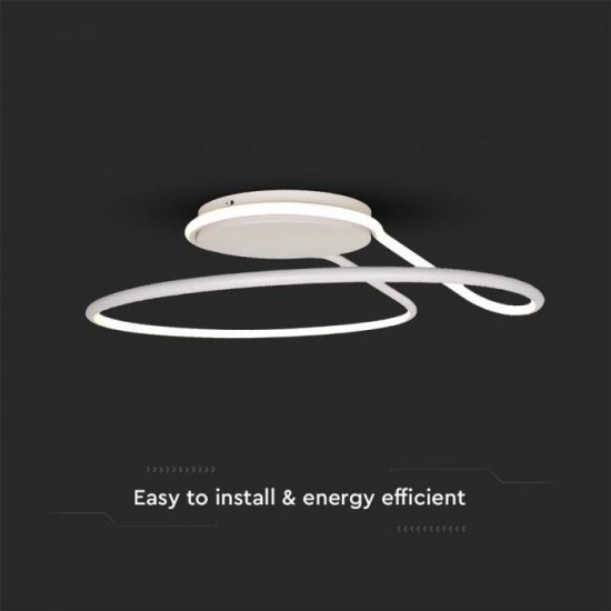 Plafoniera LED Designer 24W 250mm  finisaj alb lumina neutra IP20