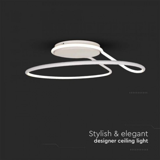 Plafoniera LED Designer 24W 250mm  finisaj alb lumina neutra IP20