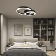Plafoniera LED Designer 20W 450mm lumina calda si finisaj negru elegant IP20