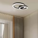 Plafoniera LED Designer 20W 450mm lumina calda si finisaj negru elegant IP20