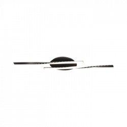 Plafoniera LED Designer 12W 945mm lumina calda si finisaj negru IP20