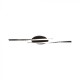 Plafoniera LED Designer 12W 945mm lumina calda si finisaj negru IP20