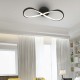 Plafoniera LED Designer Infinity 24W corp negru lumina calda IP20