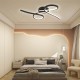 Plafoniera LED Designer Abstract 24W corp negru lumina calda IP20