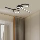 Plafoniera LED Designer Abstract 24W corp negru lumina calda IP20