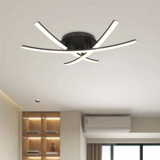 Plafoniera LED Designer 3L 20W corp negru lumina calda IP20