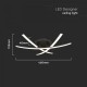 Plafoniera LED Designer 3L 20W corp negru lumina calda IP20