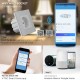 Priza WIFI neagra compatibila cu AMAZON ALEXA si GOOGLE HOME