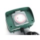 Prelungitor gradina 2 intrari cu tarus si temporizator mecanic cablu 3G IP44 verde