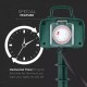 Prelungitor gradina 2 intrari cu tarus si temporizator mecanic cablu 3G IP44 verde