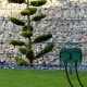 Prelungitor gradina 2 intrari cu tarus si temporizator mecanic cablu 3G IP44 verde