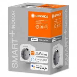 Priza inteligenta Ledvance Smart+ WiFi Plug EU compatibila Alexa si Google Assistant IP20