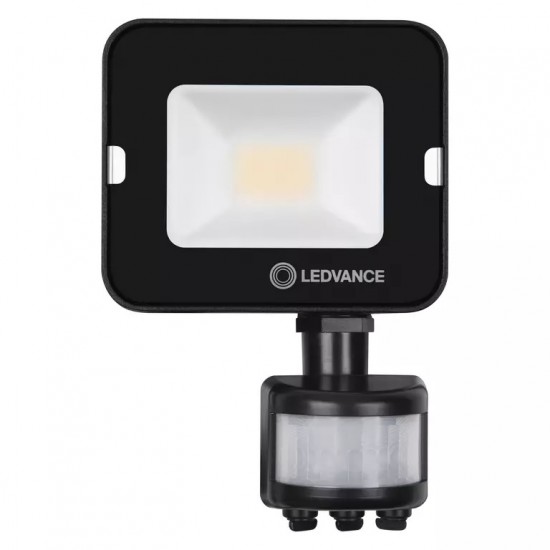 Proiector LED cu senzor 10W LEDVANCE COMPACT Corp Negru IP65