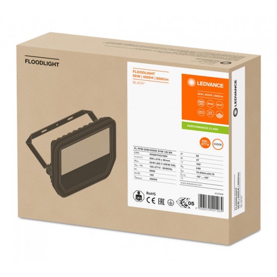 Proiector LED 50W LEDVANCE SYM 100 grade negru